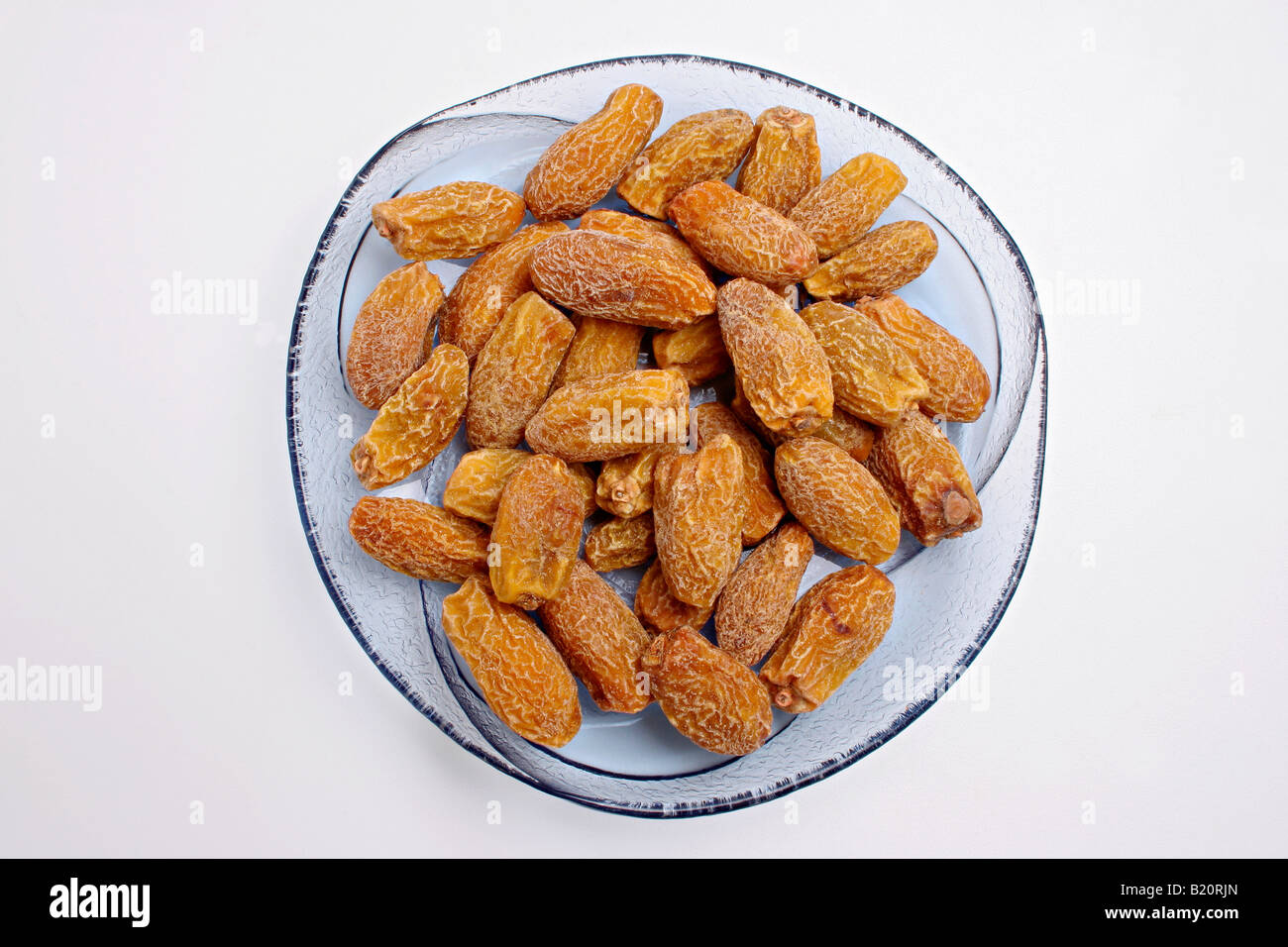 Bowl Full of Dry Dates Stock Photo Alamy