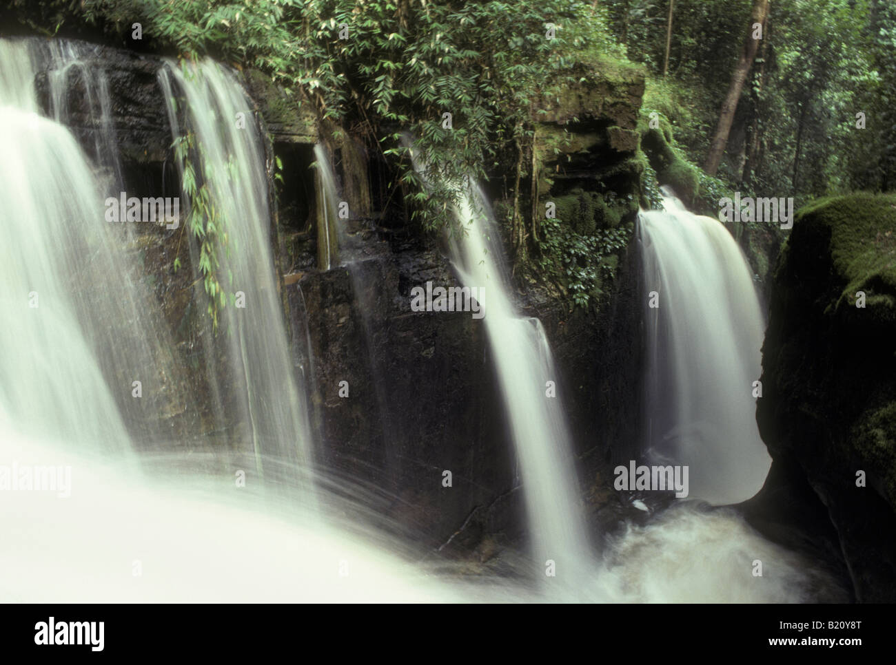 Amazonian waterfall, Brazil Stock Photo