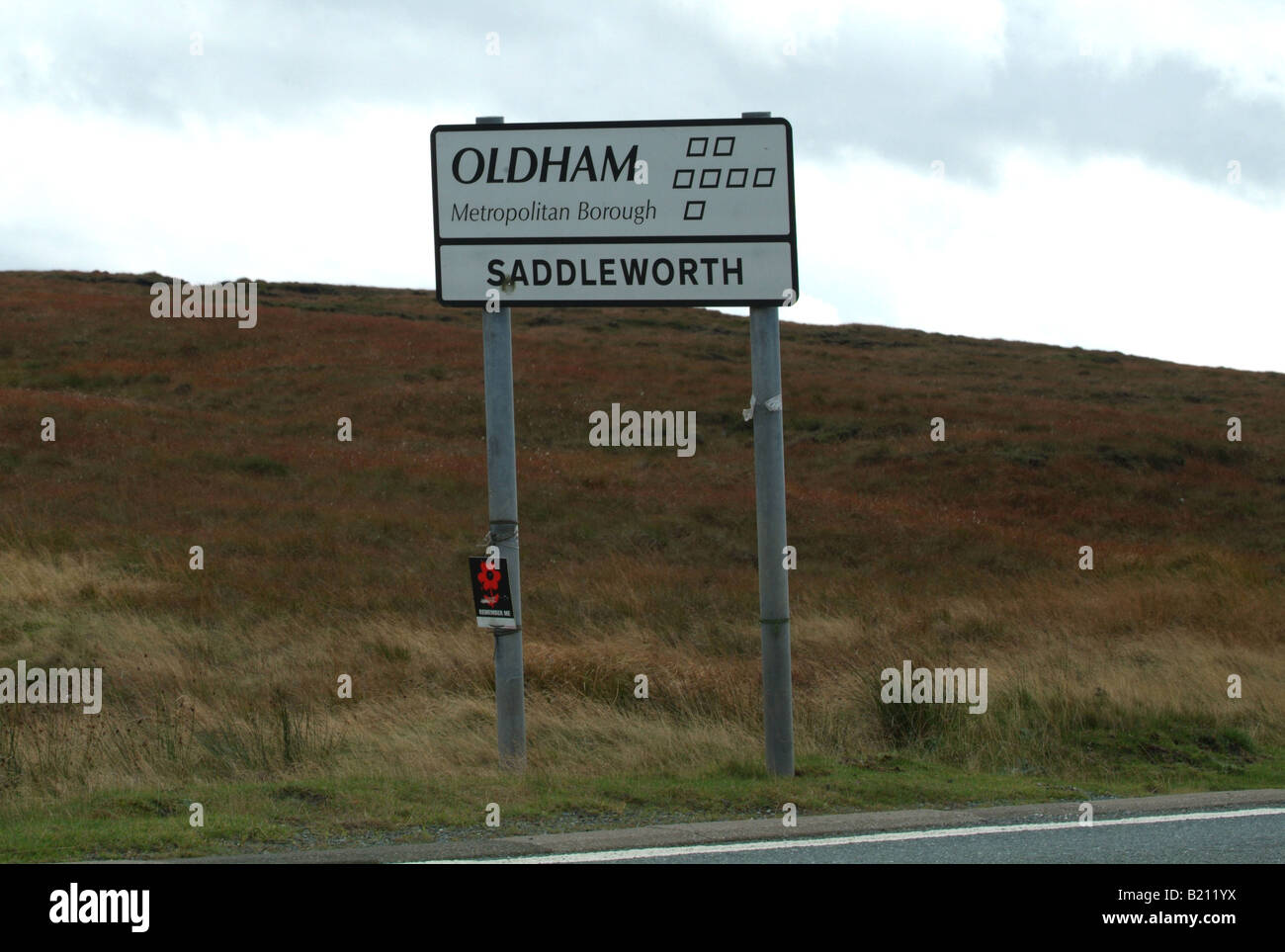 Saddleworth Moor Oldham Stock Photo