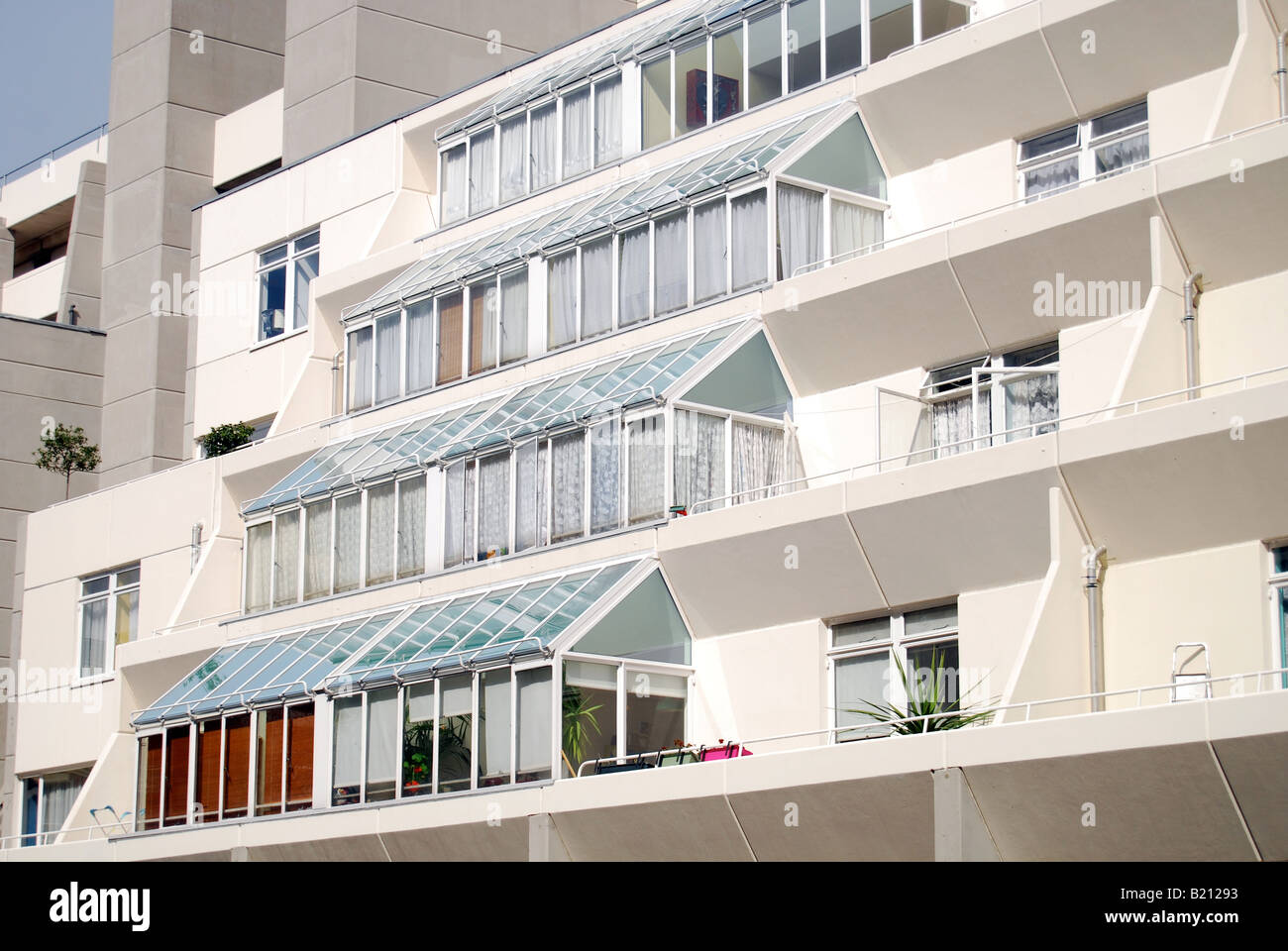 Brunswick Centre Russel Square London flats Stock Photo Alamy