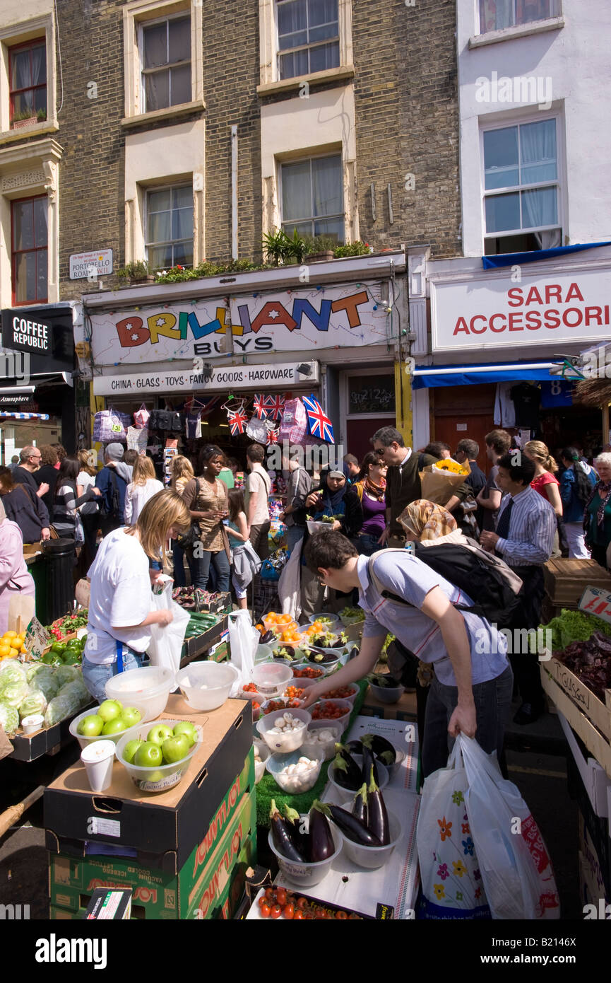 Fruit stall portobello road notting hires stock photography and images