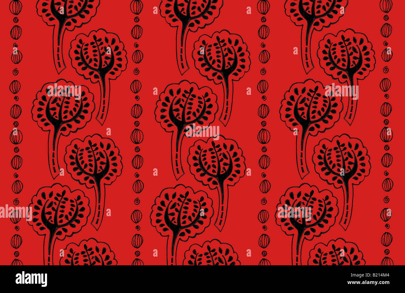 1950s-style Dandelion Mobile wallpaper range by MissPrint - WowHaus