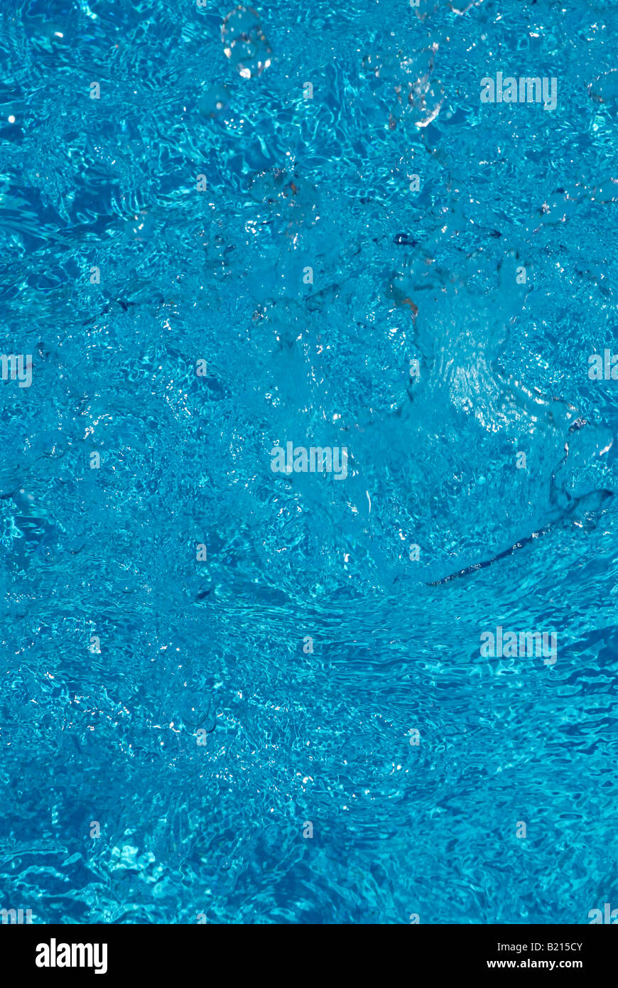 ripples or water in a blue swimming pool Stock Photo - Alamy