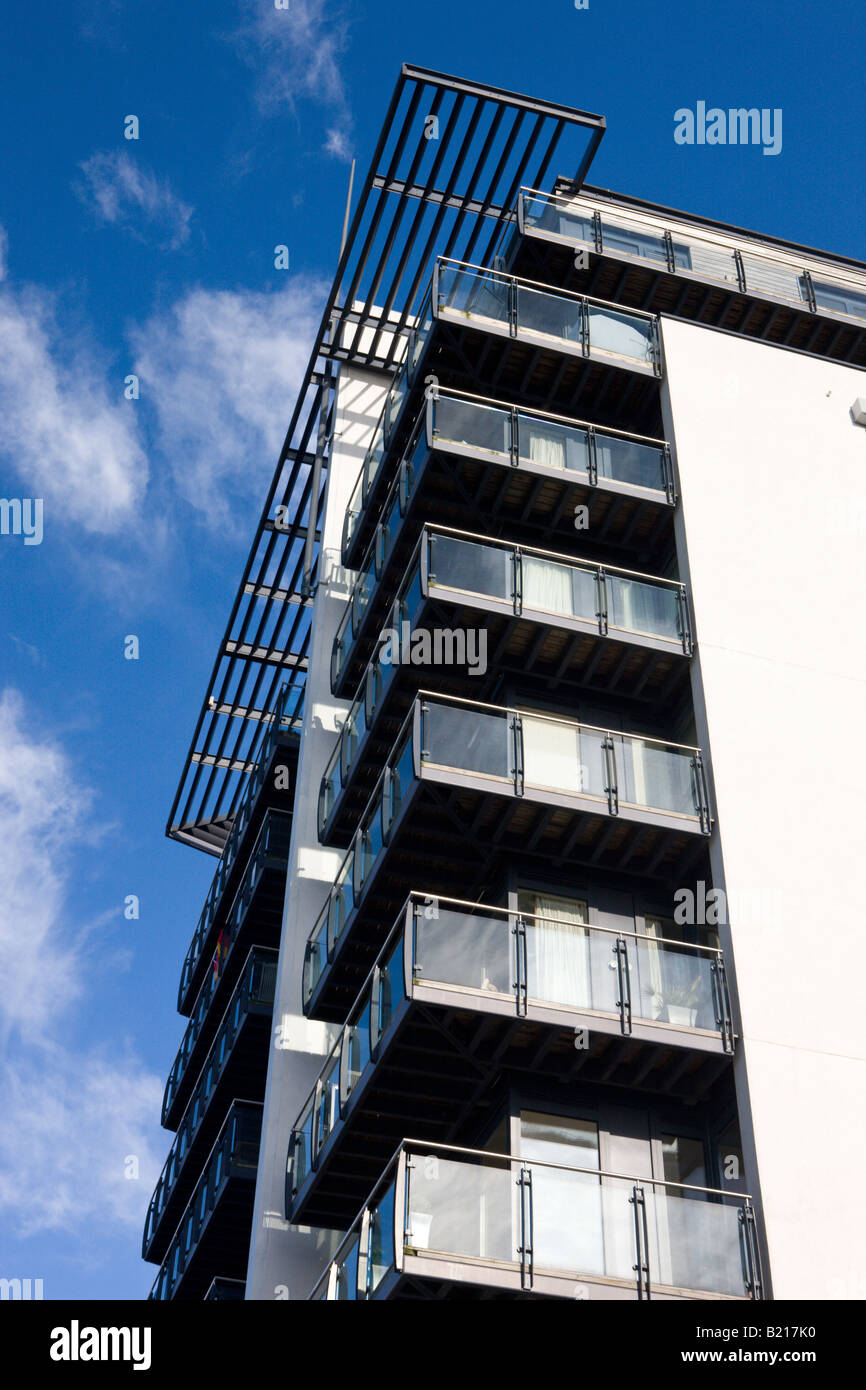 New residential apartments at Admirals Quay in Ocean Village Marina Southampton Hampshire