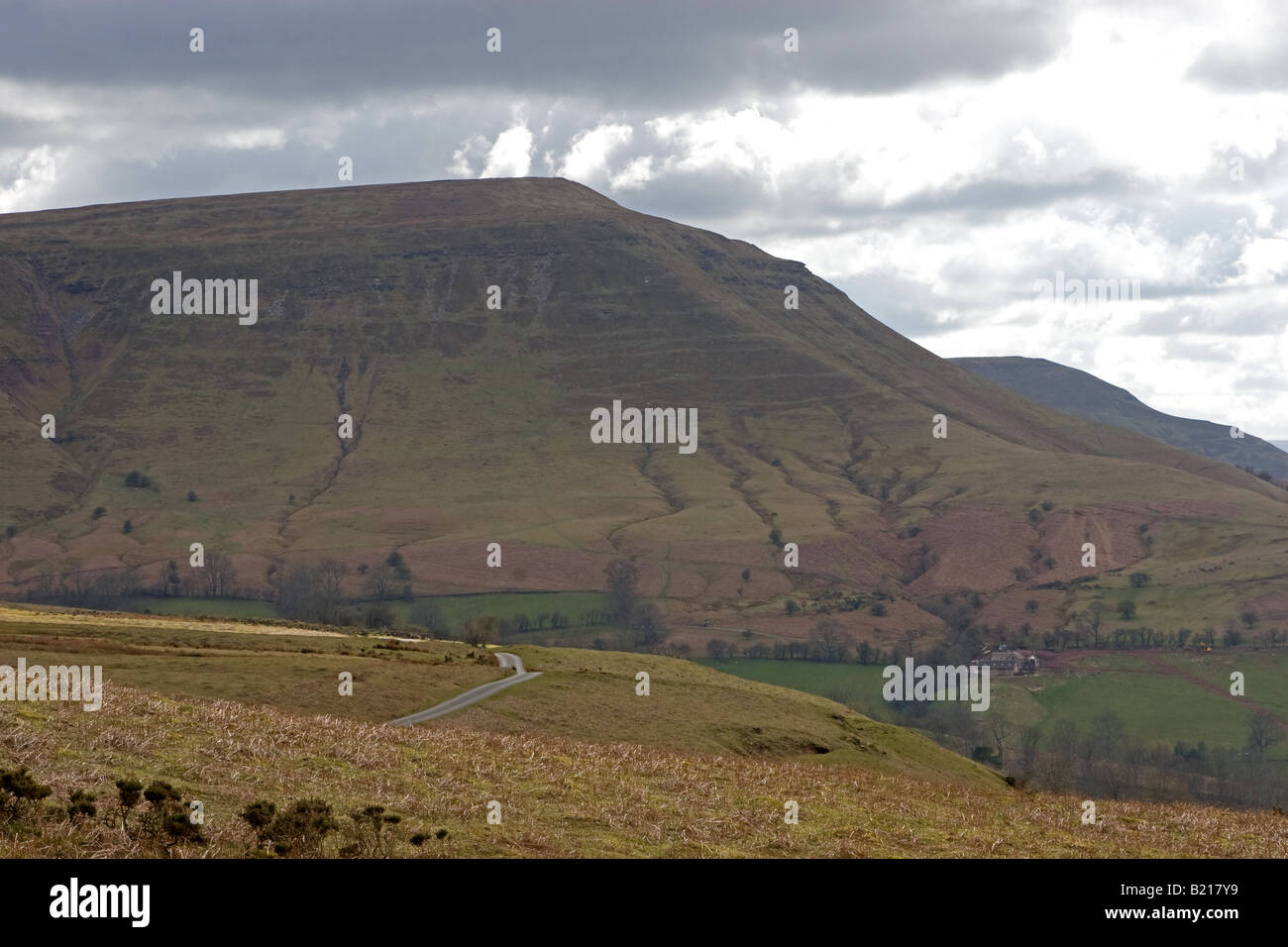 Black Mountains Wales Stock Photo Alamy