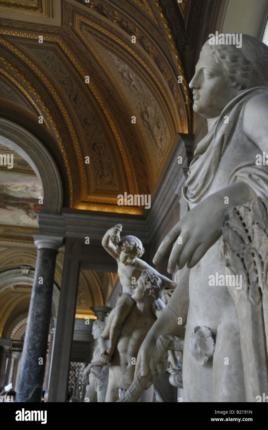 Marble statue woman in vatican hi-res stock photography and images - Alamy
