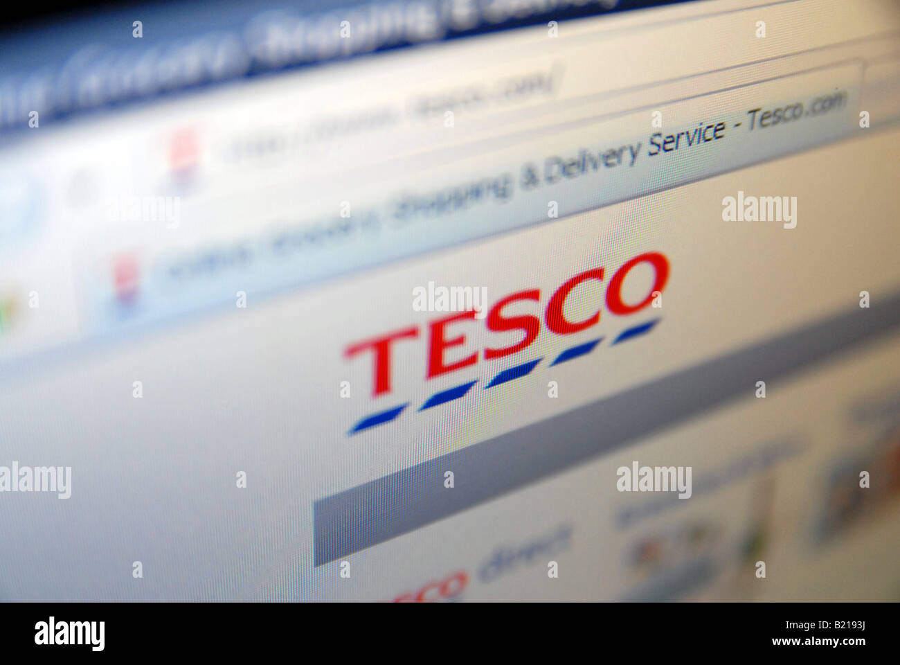 Tesco website online shopping hires stock photography and images Alamy