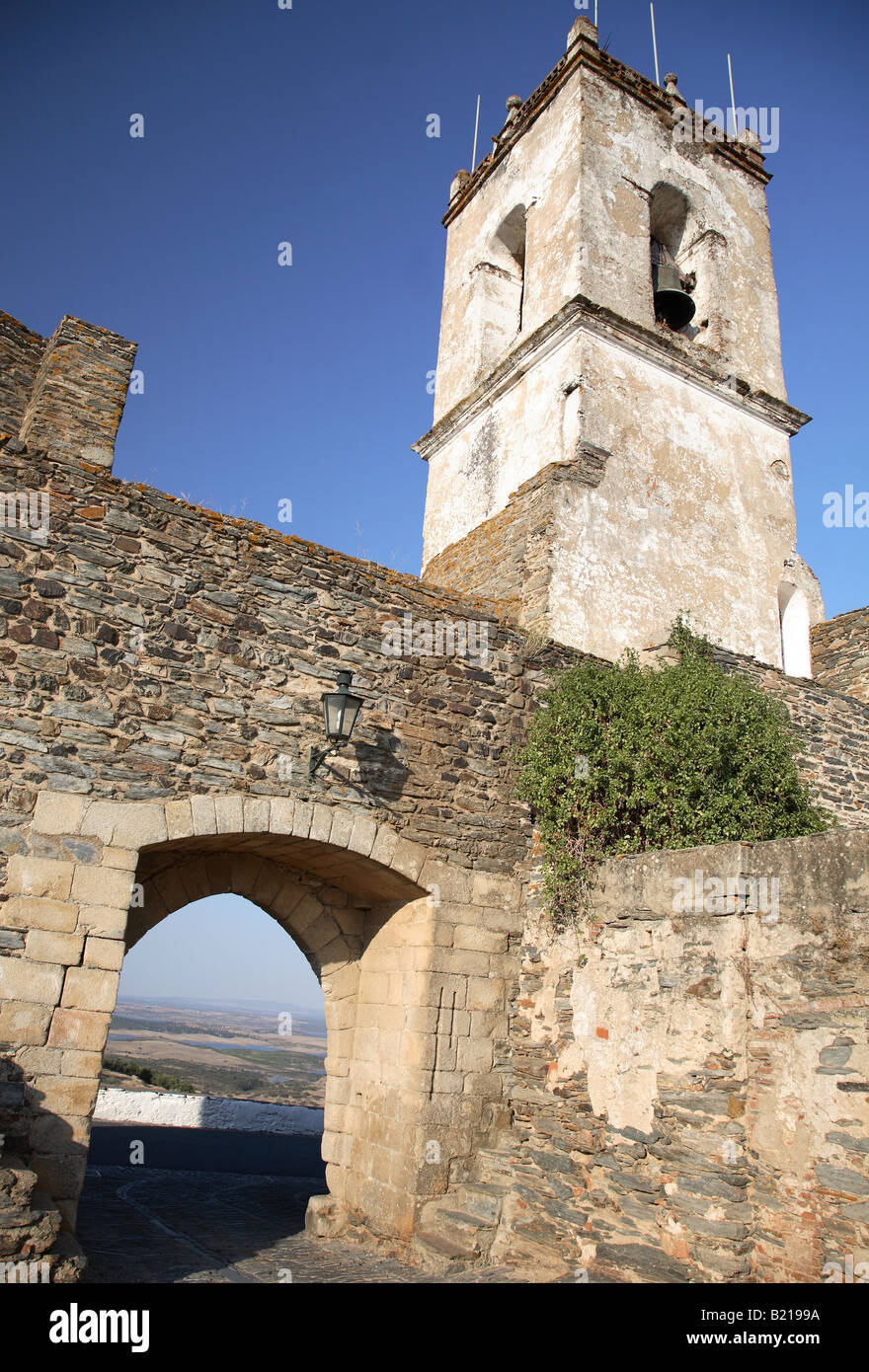 Gate of Monsaraz, Alto Alentejo, Portugal Stock Photo