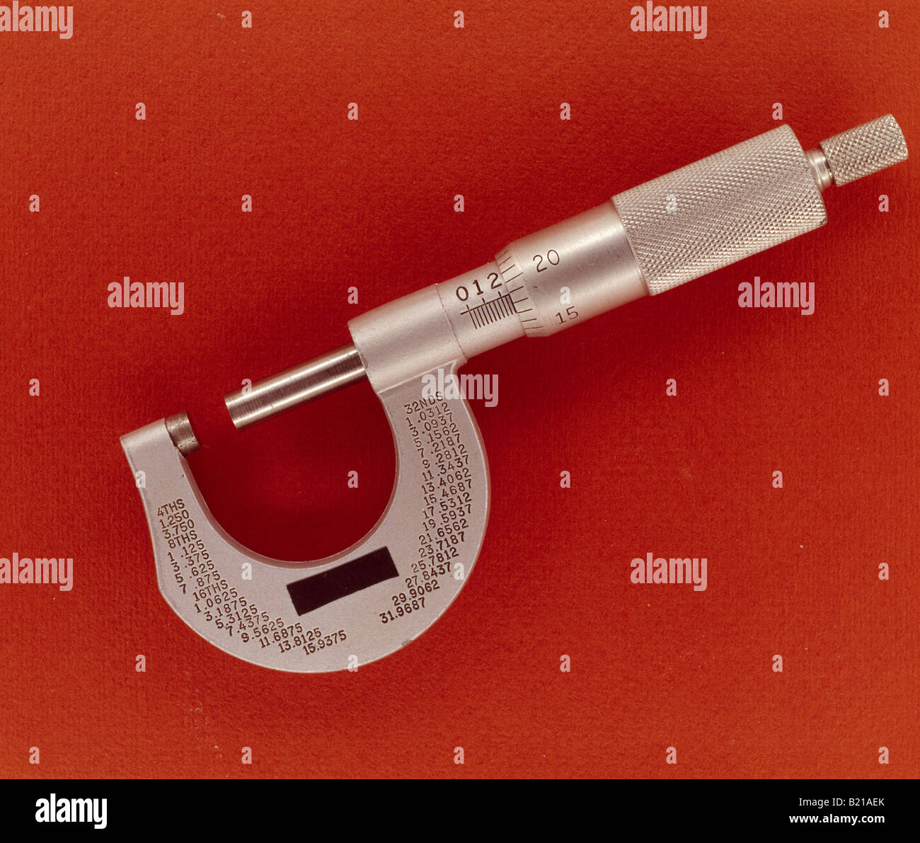 MICROMETER ENGLISH Stock Photo Alamy