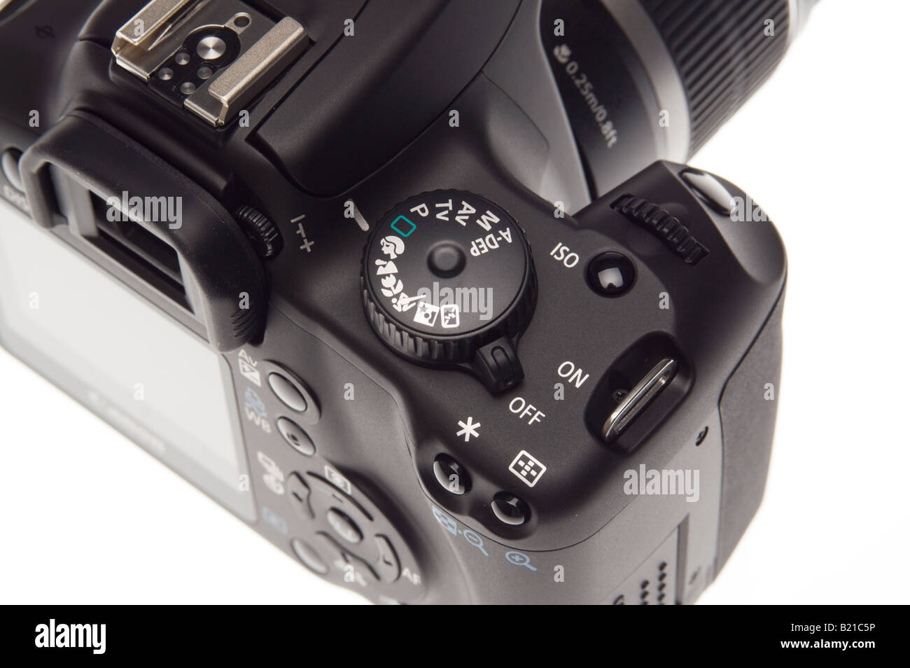 Canon EOS 1000D digital SLR camera July 2008 launch product shot main  control section Stock Photo - Alamy