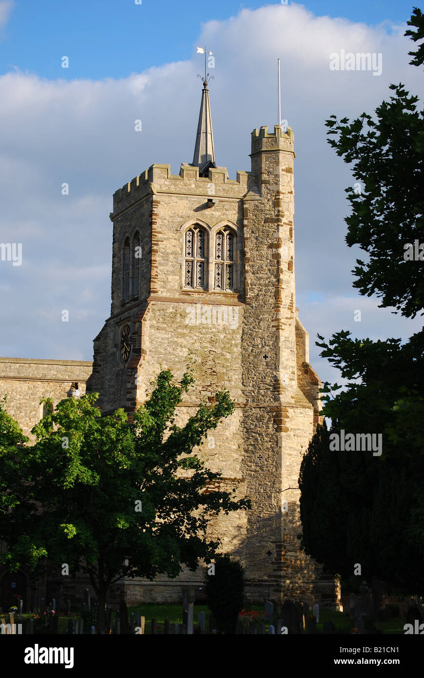 Elstow Benedictine Abbey Tower, Village Green, Elstow, Bedfordshire