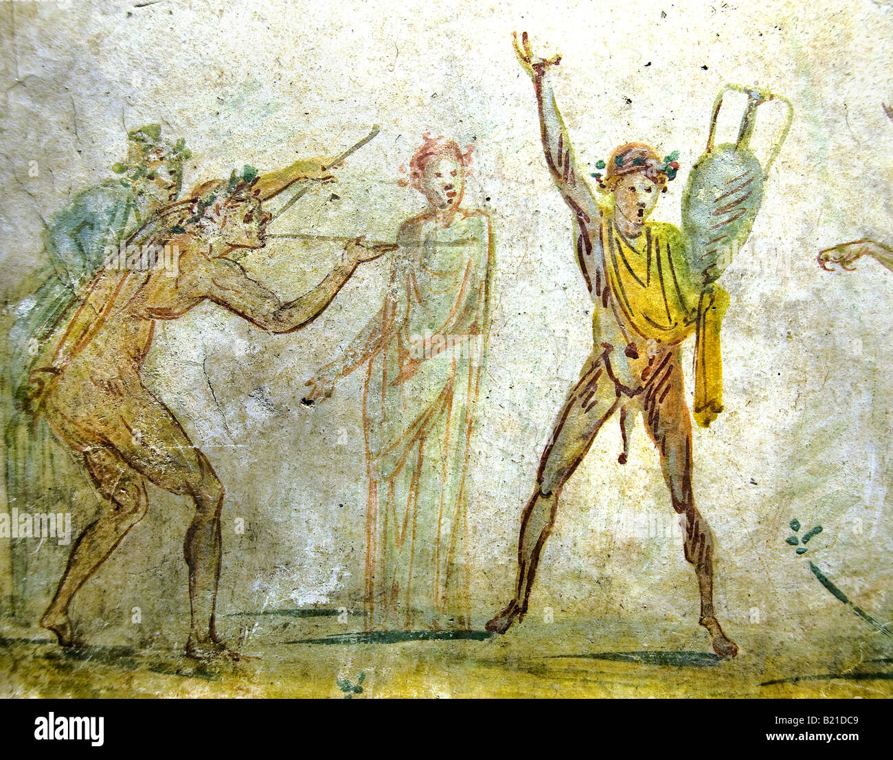 Bacchus roman villa pamphilj rome 50 BC painting art artist depiction ...