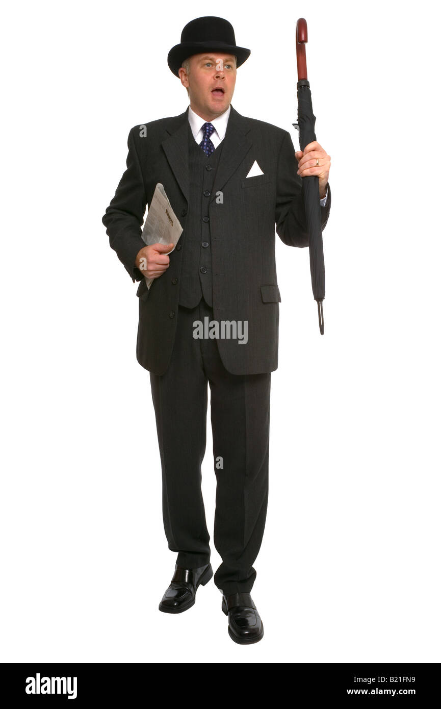 Portrait of a stereotypical businessman Stock Photo
