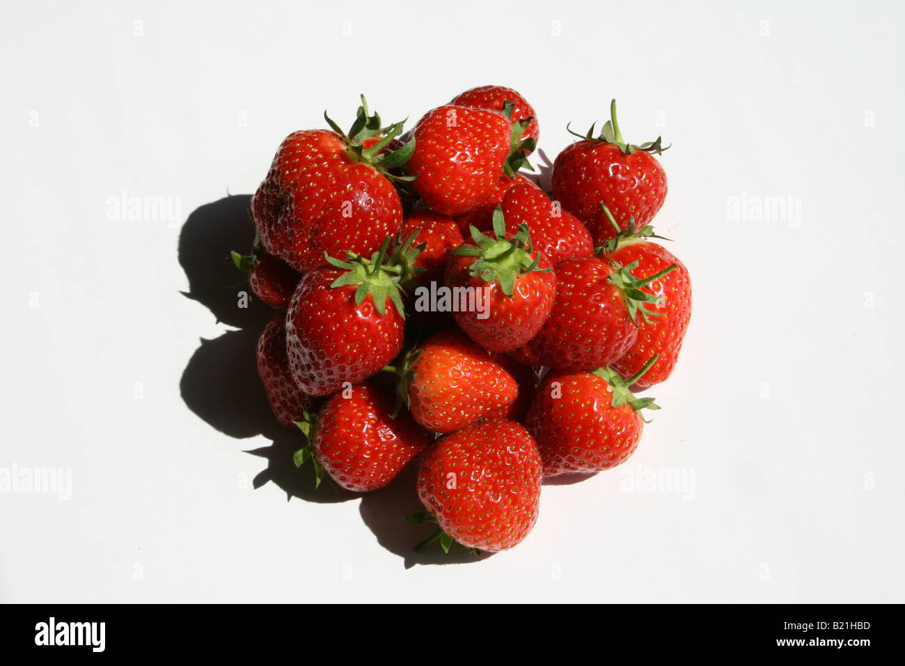 A pile of strawberries Stock Photo