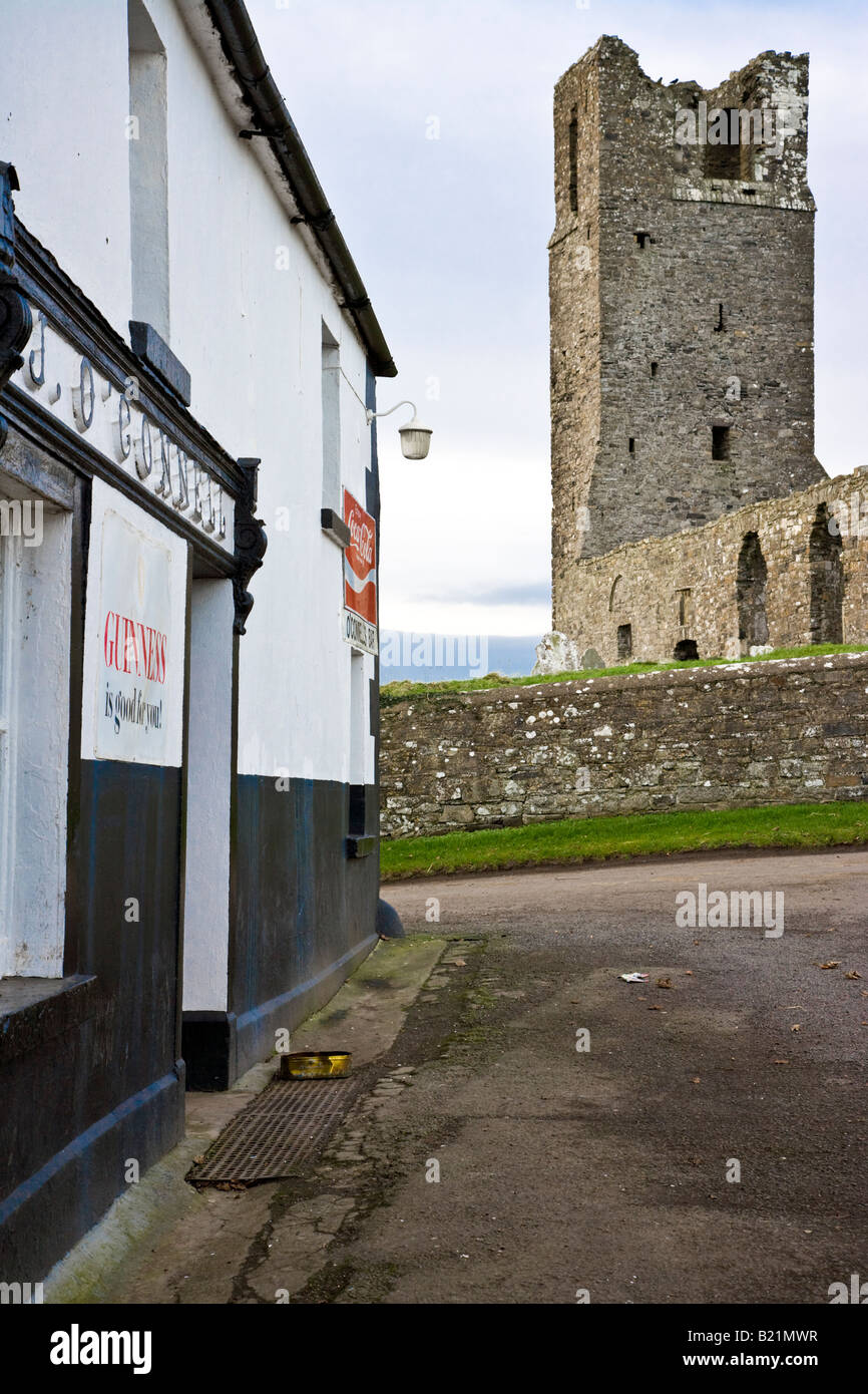 O Connells Bar Skryne Hill County Meath, Ireland near monastery Stock Photo