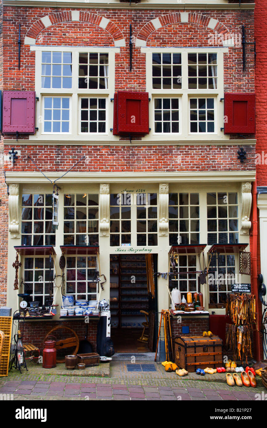 Antique Shop Delft Netherlands Stock Photo Alamy