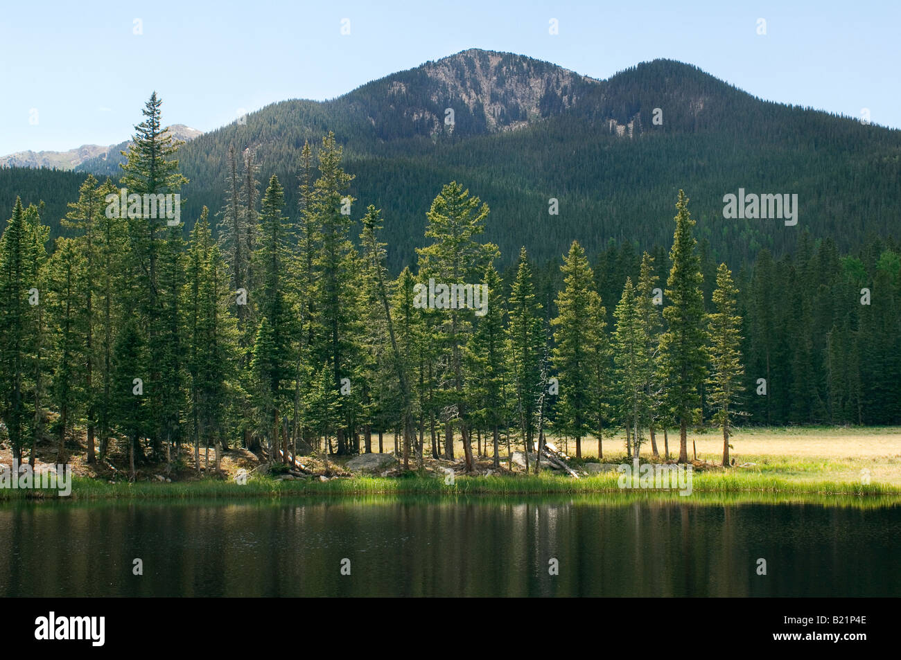 Highaltitude lake in the Pecos Wilderness Sangre de Cristo Mountains