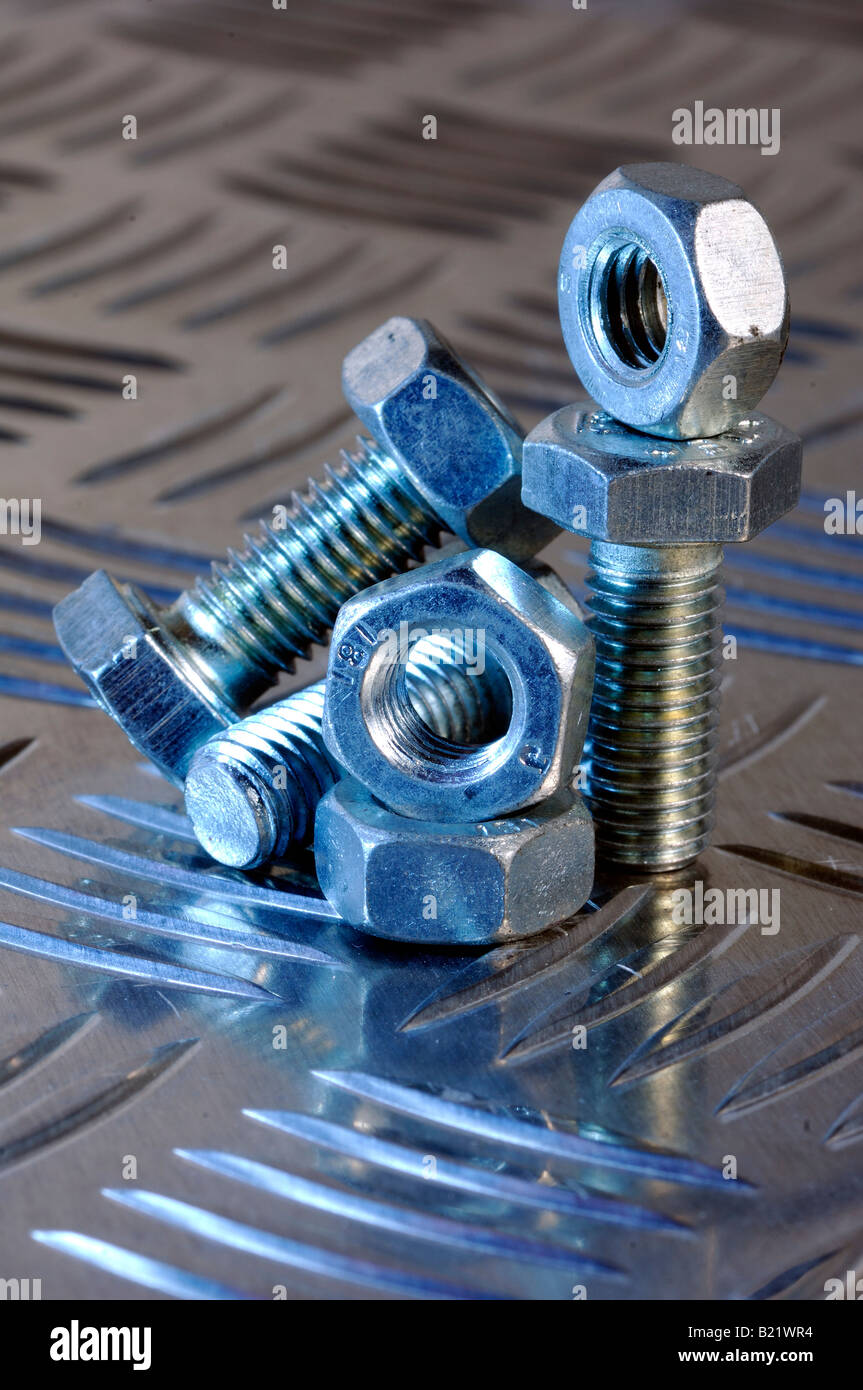 various bolts and screws Stock Photo Alamy