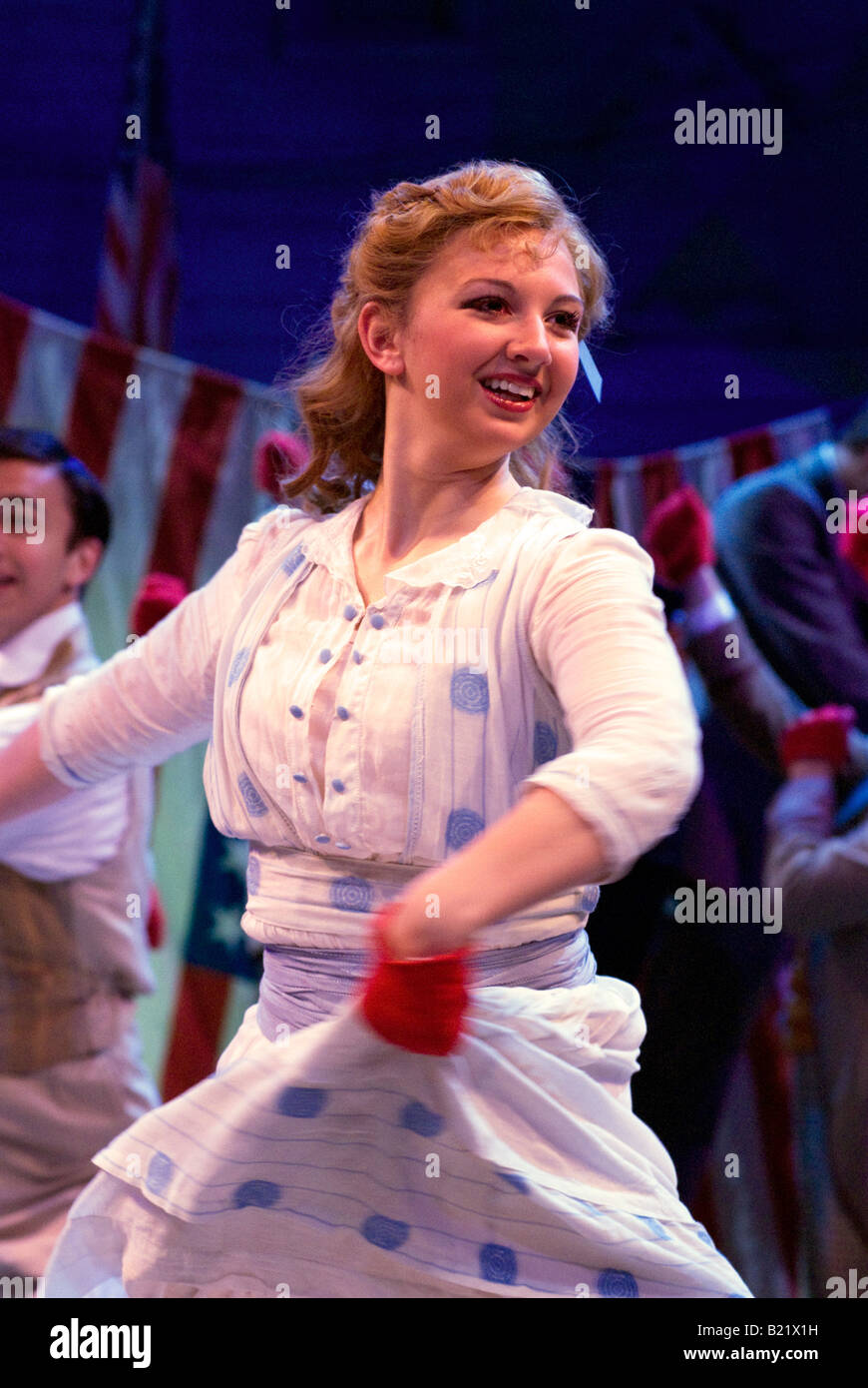 Scene from The Music Man Chichester Festival Theatre July 2008 Stock Photo
