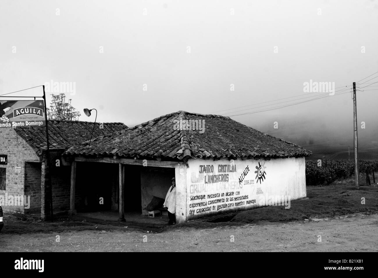 poor house in the conutryside, Paipa, Boyacá, Colombia, South America Stock Photo
