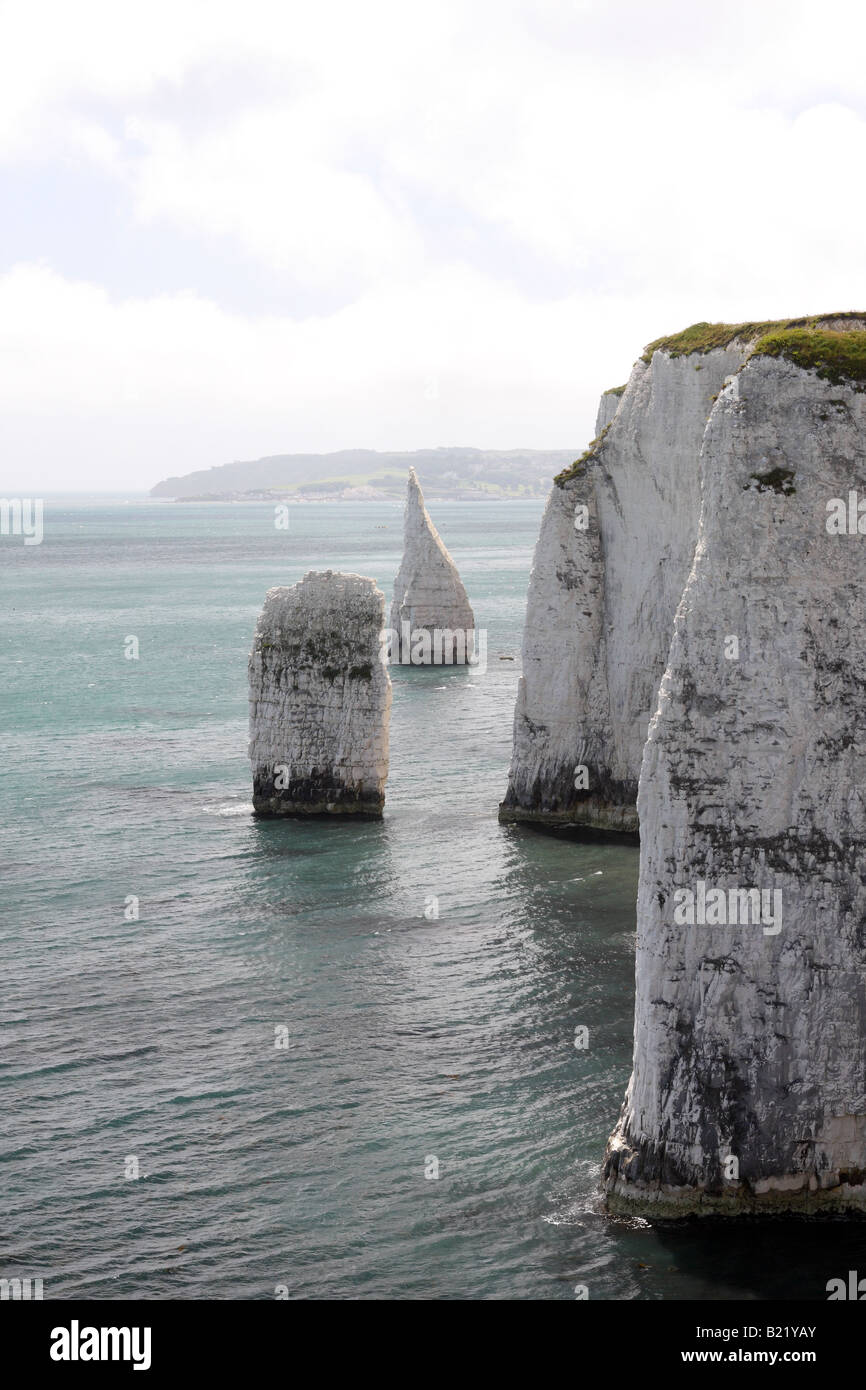 Old Harry Rocks near Poole in Dorset in England Stock Photo - Alamy