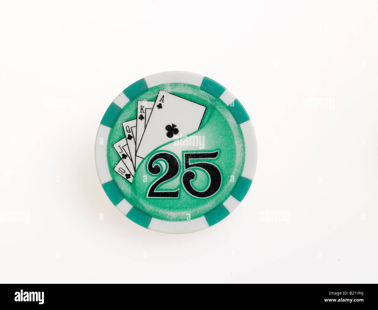 White poker chip Cut Out Stock Images & Pictures Alamy