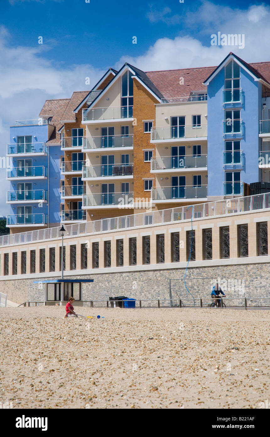 The new Barratt Homes development of seafront apartments on