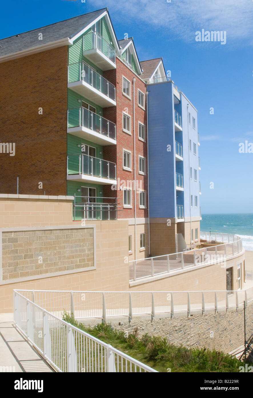The new Barratt Homes development of seafront apartments on
