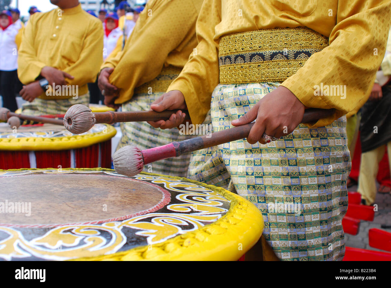 Malay traditional drum festival, Rebana Ubi Stock Photo Alamy