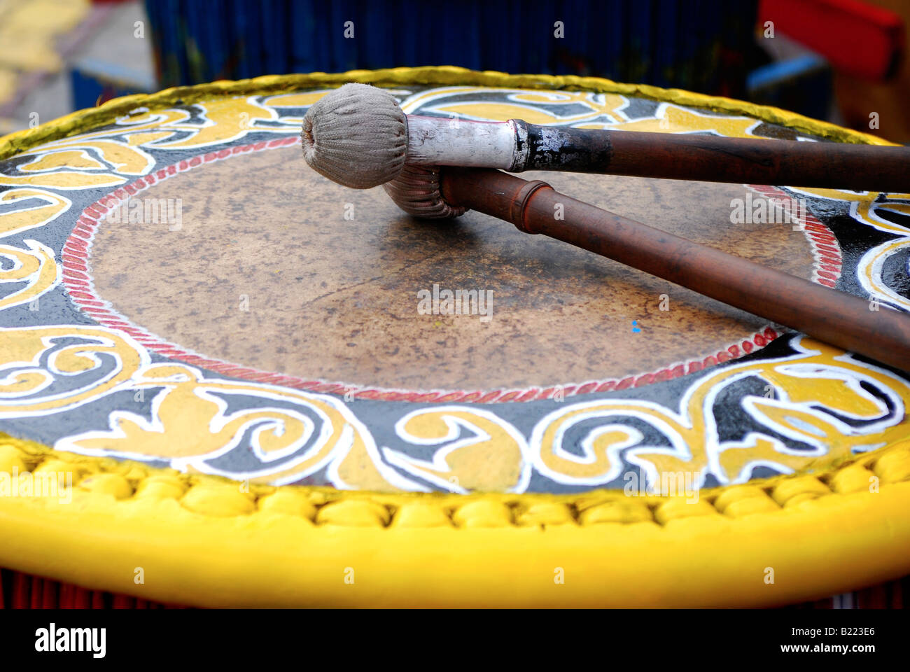 Rebana ubi Malay traditional drum Stock Photo Alamy
