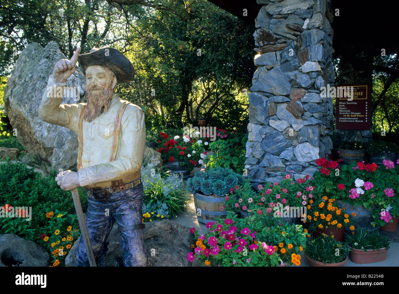 Ironstone Vineyards near Murphys Calaveras County California Stock