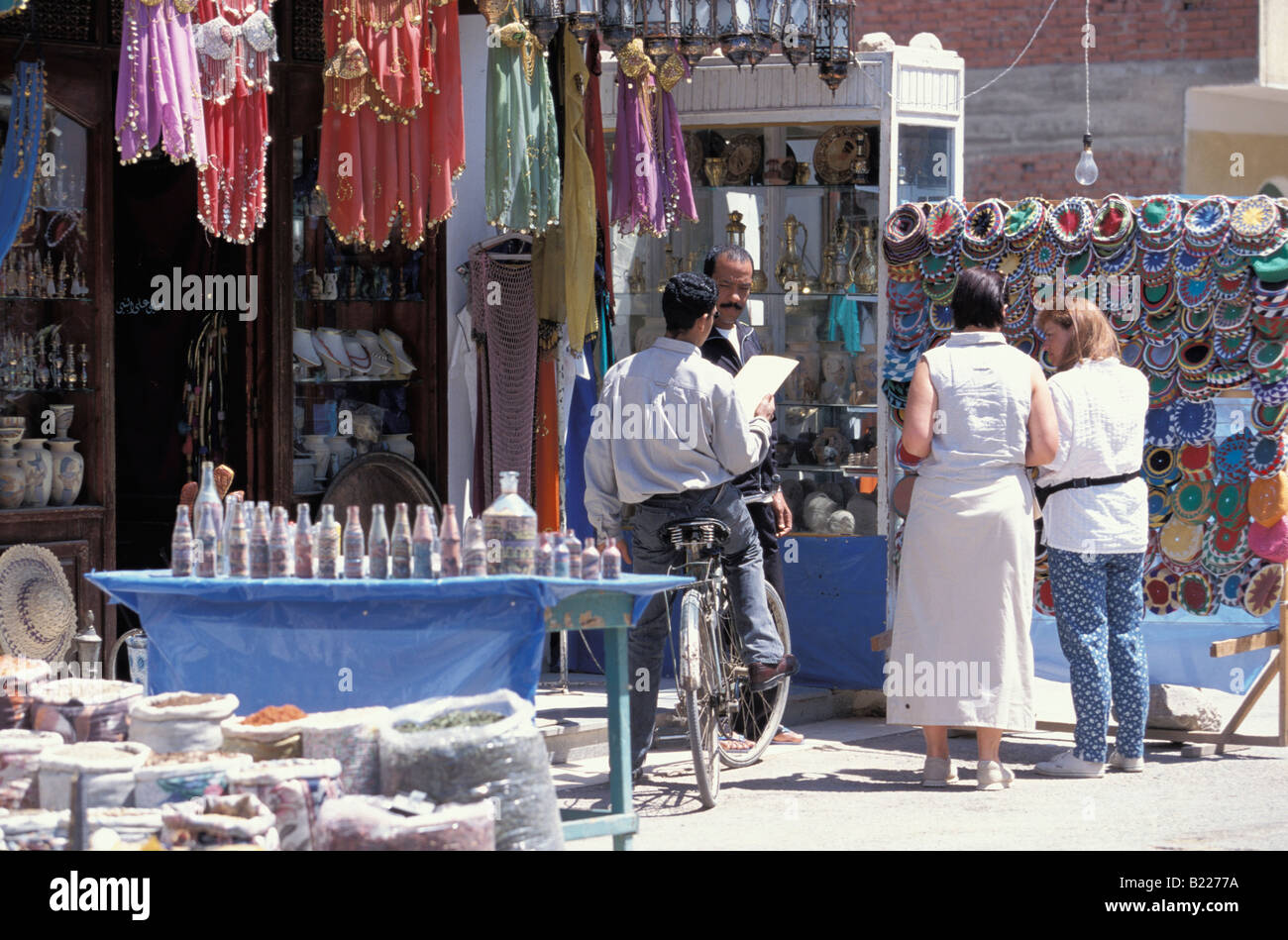 Market Women shopping Hurghada Egypt Stock Photo 18489278 Alamy