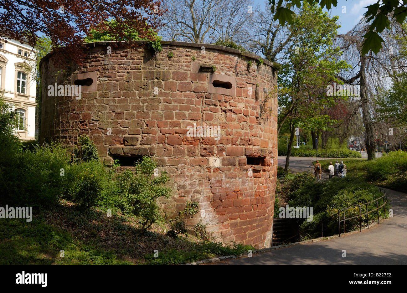 tower of city wall, Trier, Germany, Europe Stock Photo - Alamy