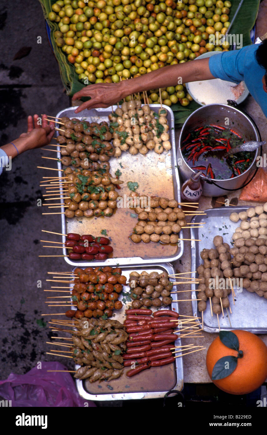 hawker food stall bangkok thailand Stock Photo Alamy