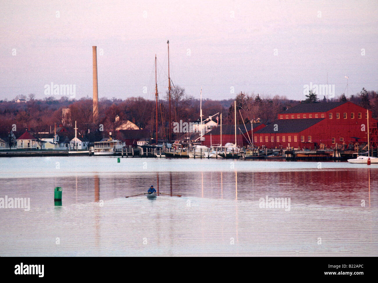 Mystic Seaport Mystic CT Stock Photo Alamy
