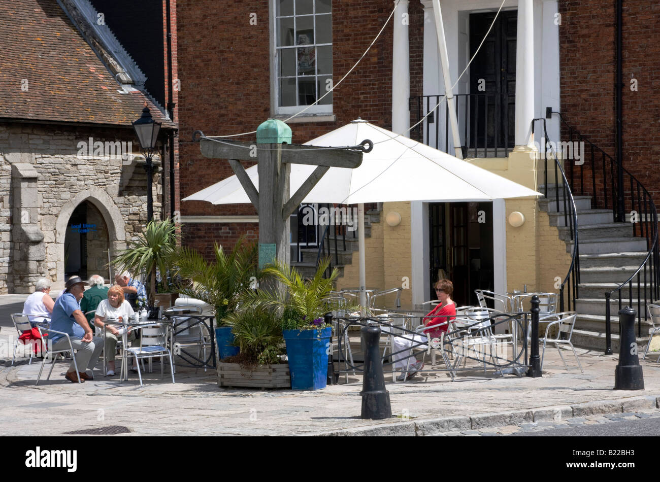 Custom House Cafe, Poole, Dorset, UK Stock Photo