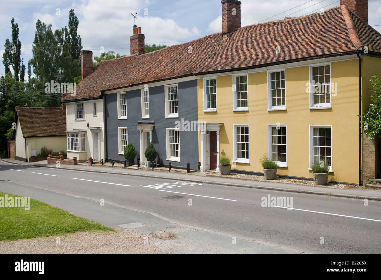Castle Hedingham Essex Stock Photo Alamy