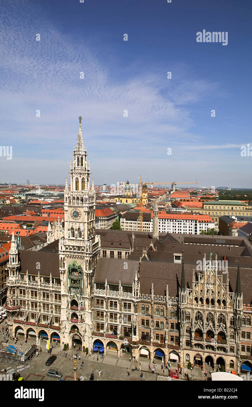 City Hall in Munich Germany Europe Bavaria Stock Photo