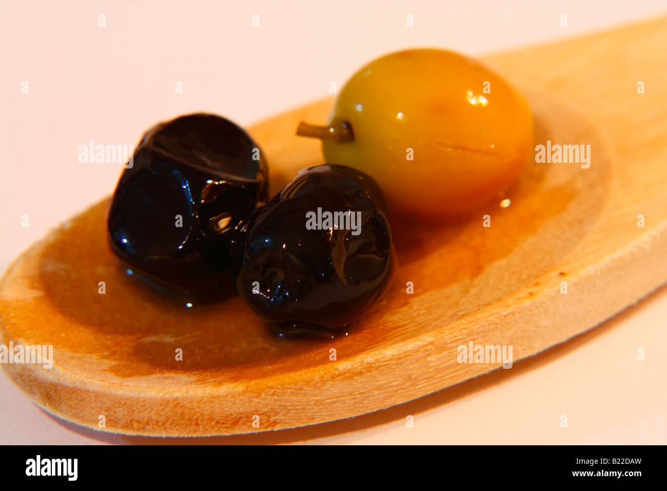 Isolated, Black and Green Olives Stock Photo Alamy