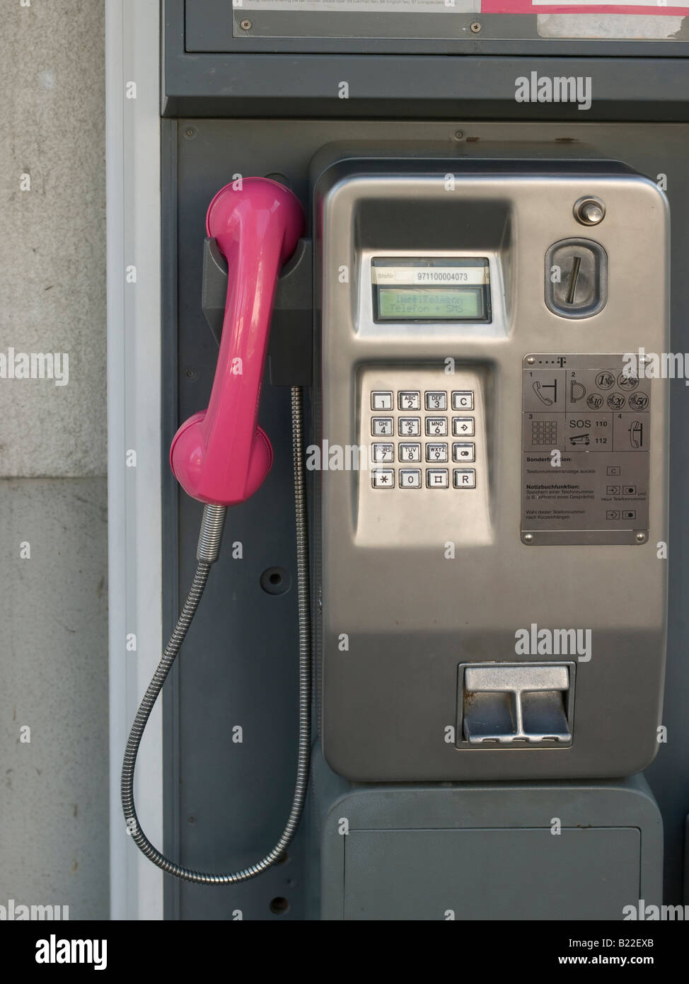 Public phone coins hires stock photography and images Alamy