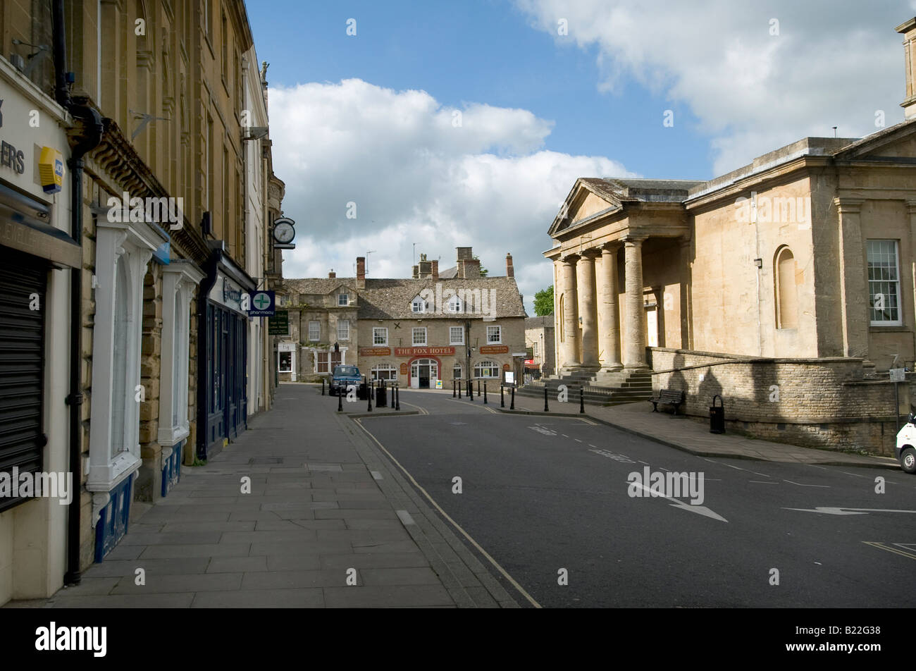 The old townhall in Chipping Norton Oxford Stock Photo