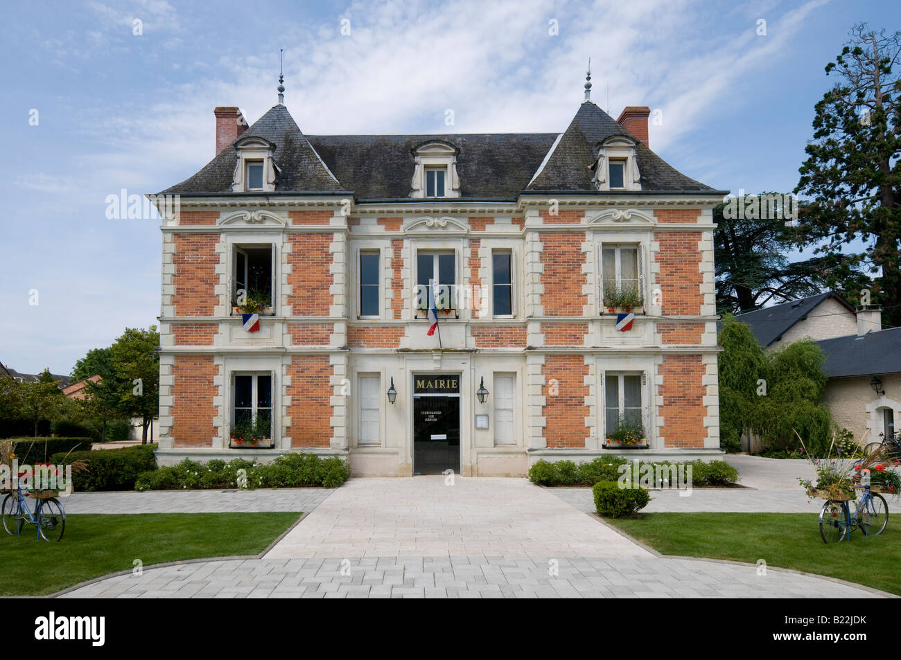 Mairie / Town Hall, Dangé St Romain, Vienne, France Stock Photo Alamy