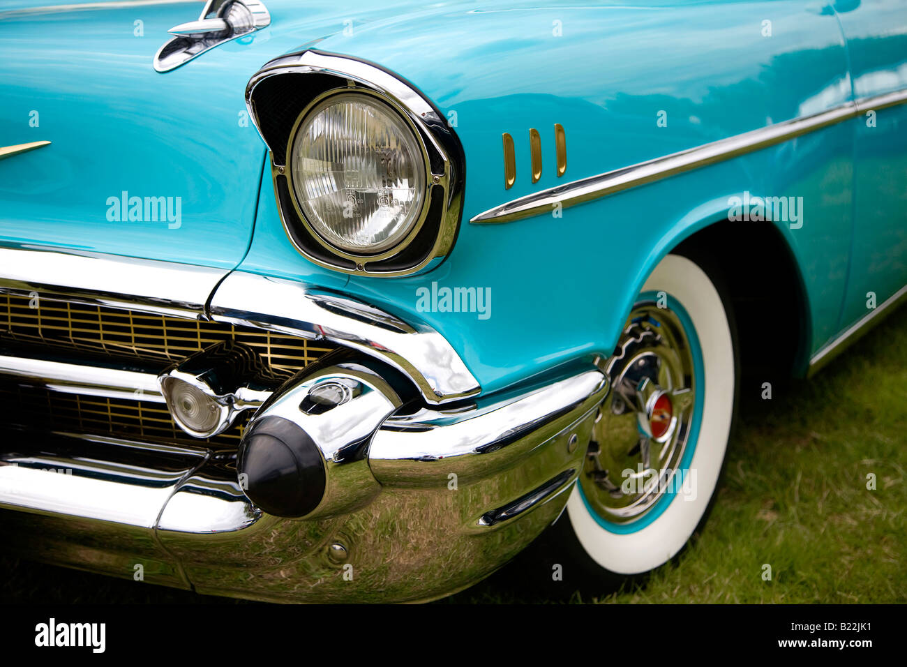 Classic American Chevrolet muscle car Stock Photo Alamy