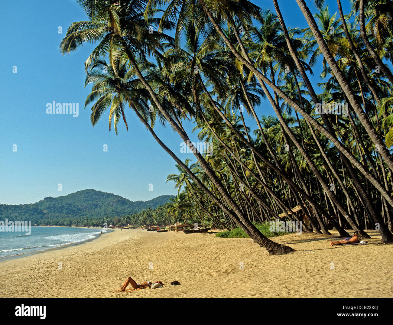 India goa palolem beach hi-res stock photography and images - Alamy