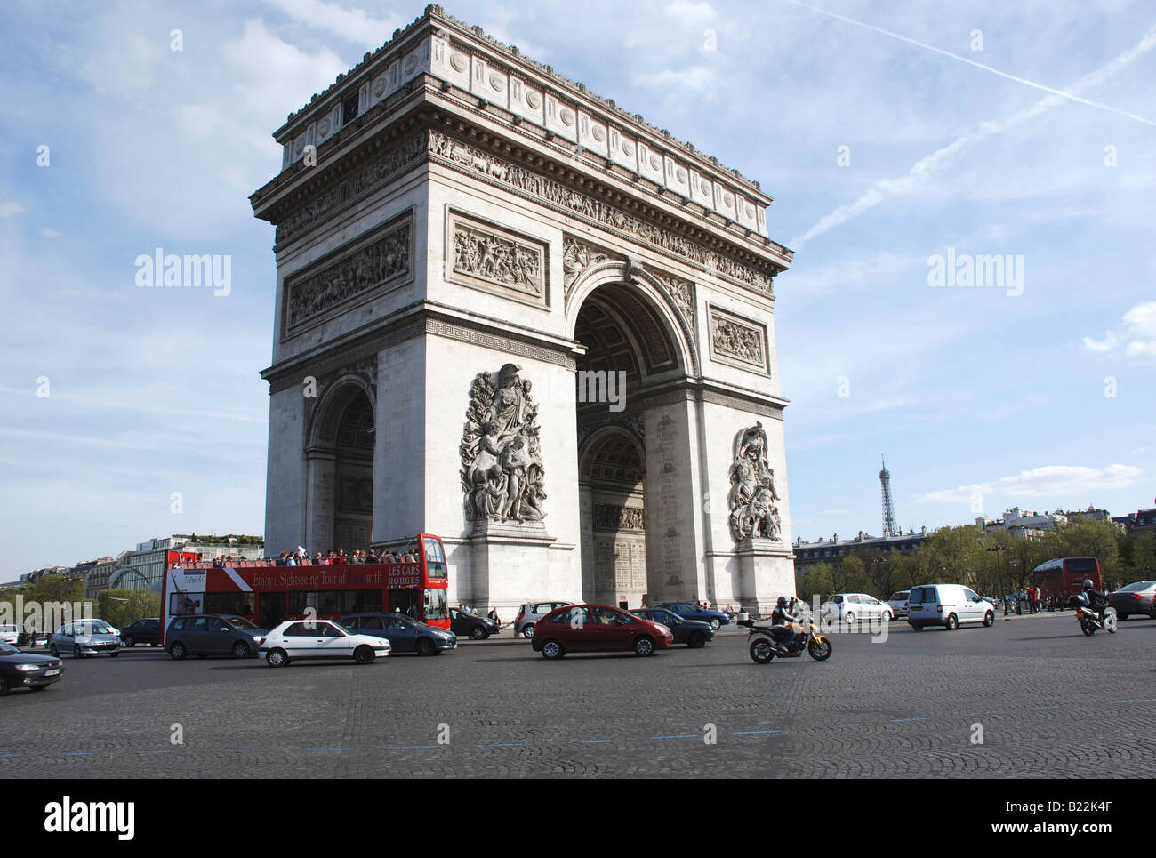 Arc de Triomphe, paris Stock Photo