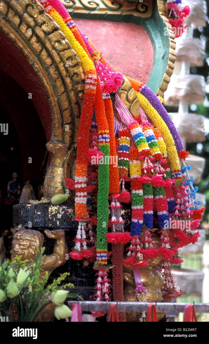 te pha rak spirit house detail udon thani thailand Stock Photo