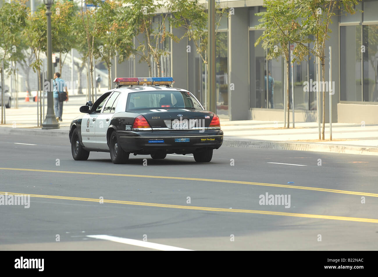 Los Angeles Police Department cruiser Stock Photo - Alamy