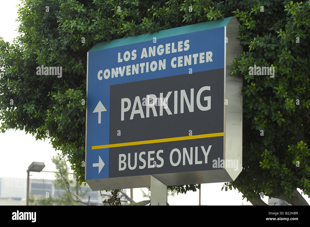 Los Angeles convention center parking. Stock Photo