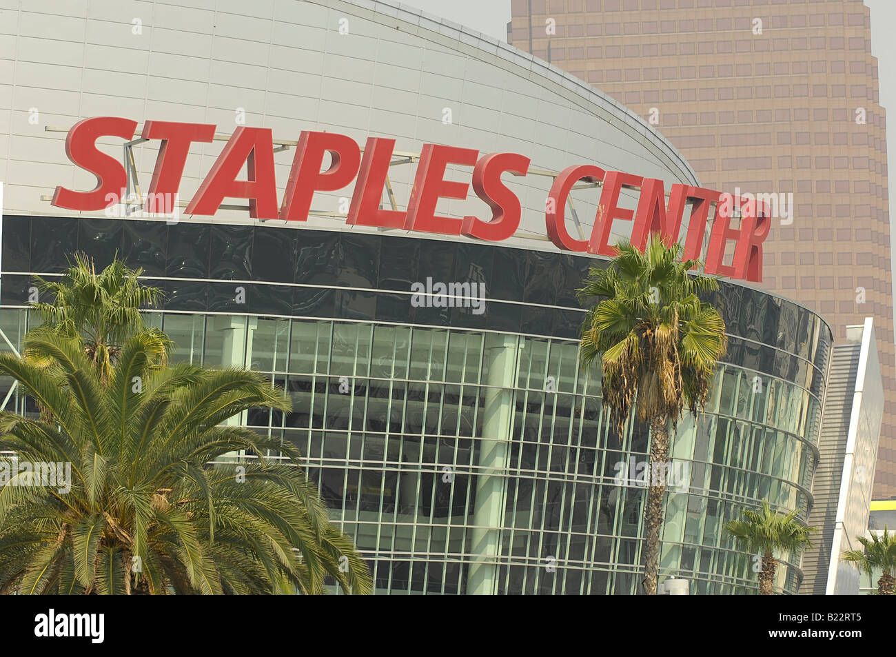 The Staples Center in Los Angeles California USA Stock Photo Alamy