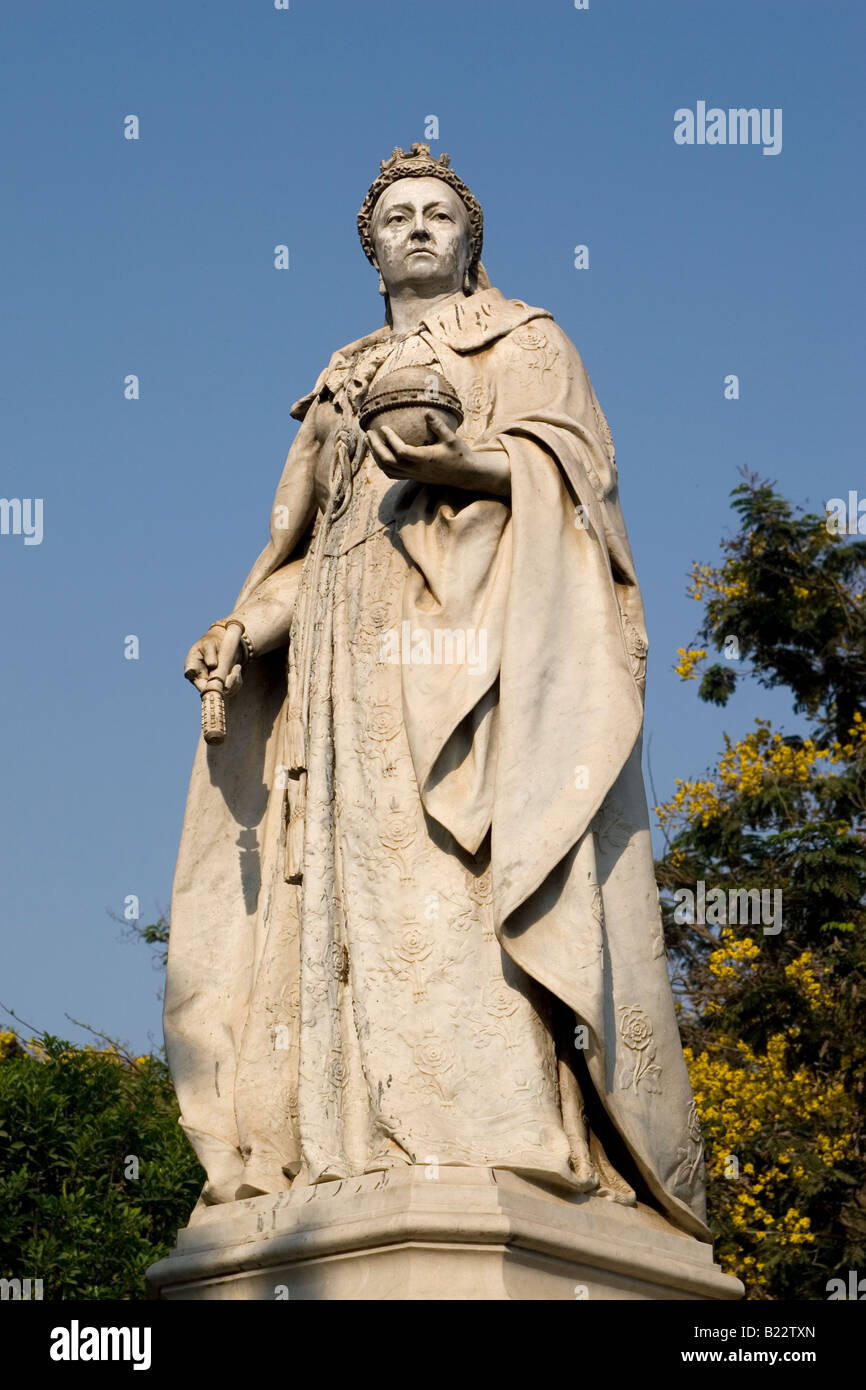 The QueenEmpress Victoria statue in central Bangalore. The statue